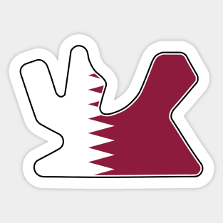 Losail International Circuit [flag] Sticker